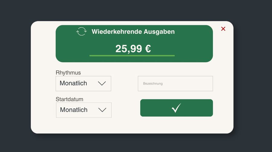 Wiederkehrende Kosten